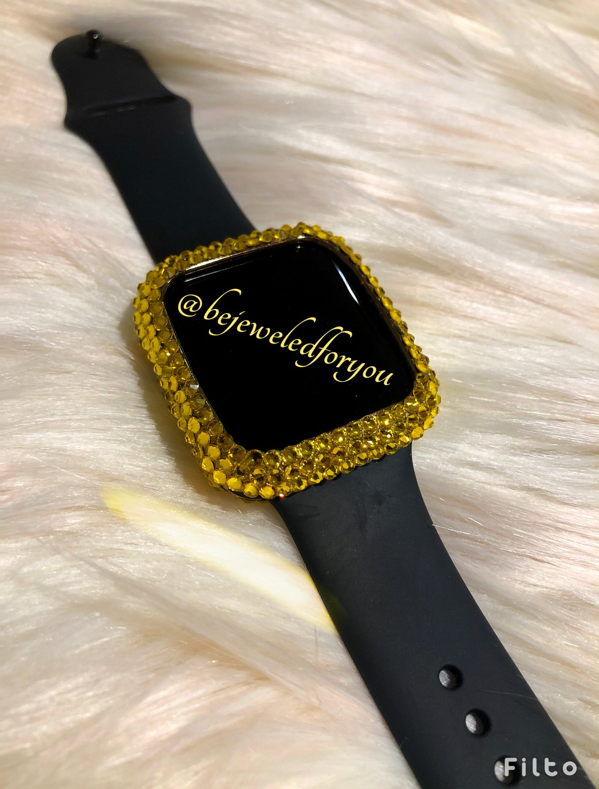 swarovski crystal apple watch case