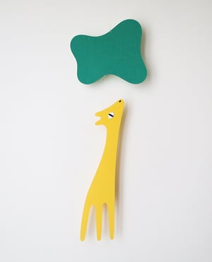 Image of Gerda giraffe, paper mobile