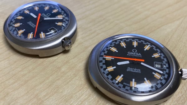 Image of 2 x omega dynamic gents auto watches,BARGAIN LOT.STOCK CLEARANCE 