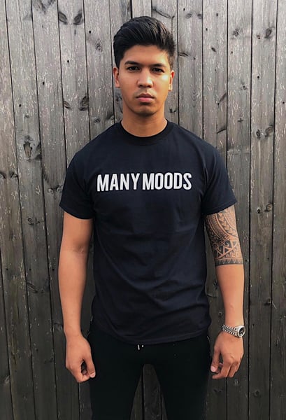 Image of Many Moods Black T-Shirt