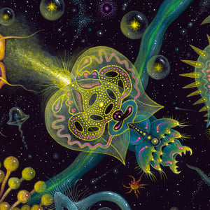 Image of SPACE PLANKTON •  Signed & Numbered Limited Edition • 2 SIZES Available