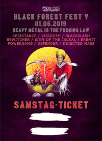 Samstags Ticket 1.06.2019 - BLACK FOREST Fest V