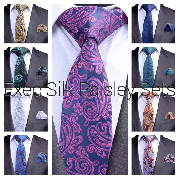 Image of Exec Silk Paisley Sets