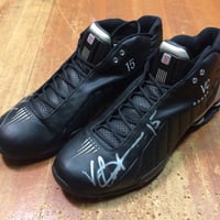 Image 1 of Original 2000 Nike Shox BB4 Vince Carter Player Exclusive Dual Signed Sample.