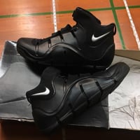 Image 1 of Original Nike LeBron IV Darth Vader Player Exclusive #23 Sample.