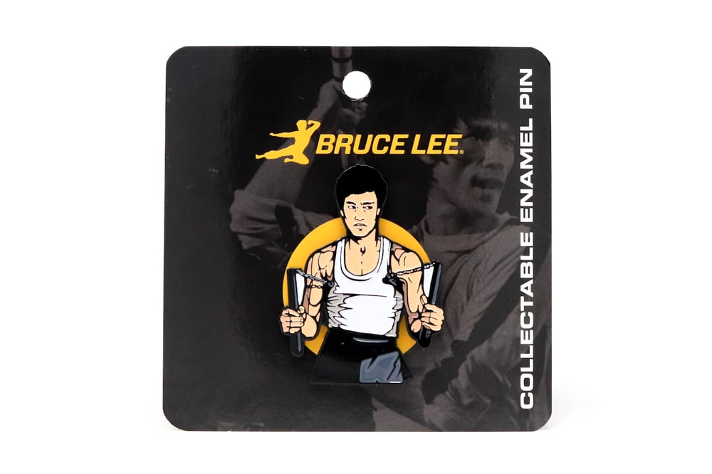 Bruce Lee - Nunchucks Enamel Pin