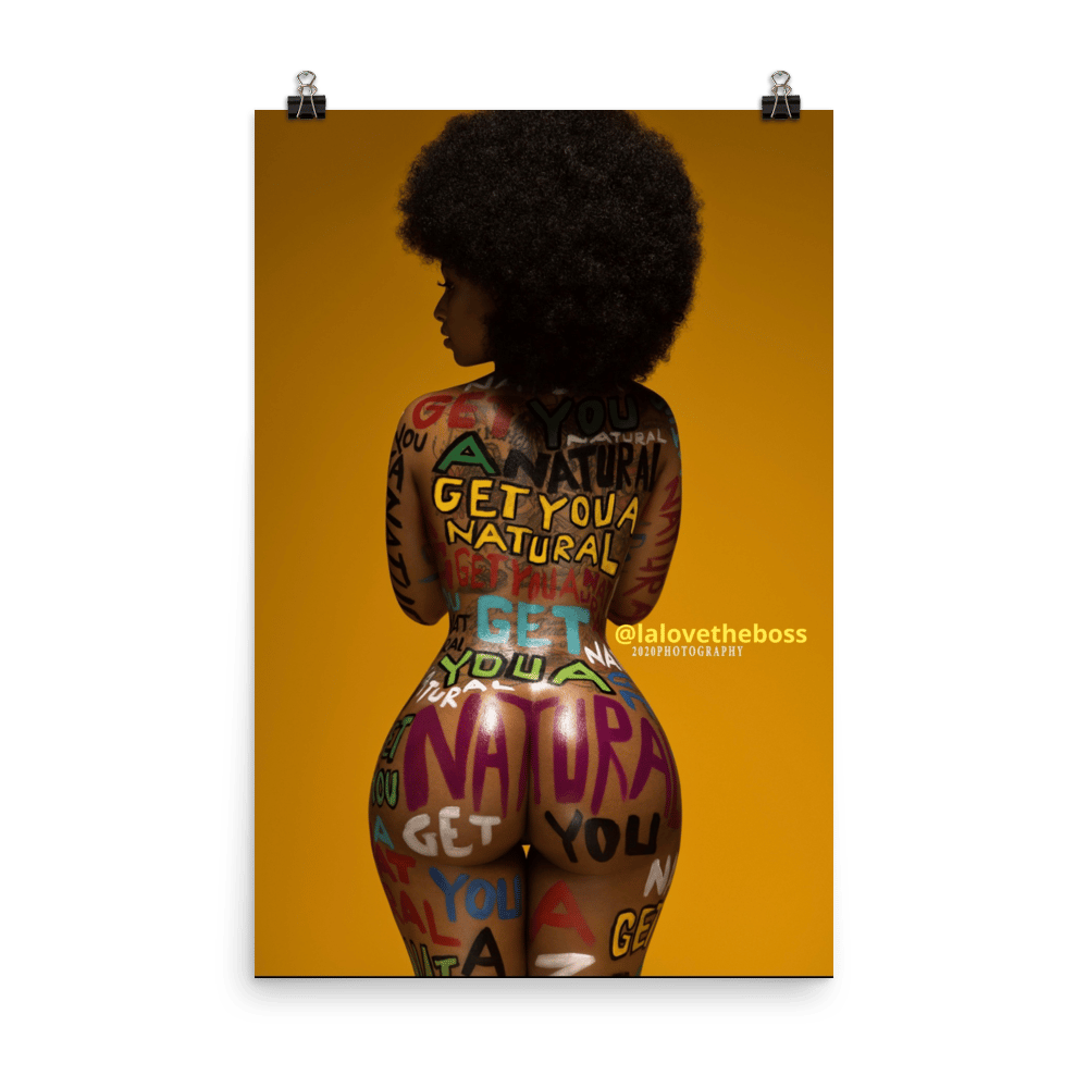 Image of GYAN Back Body Paint Luster Print