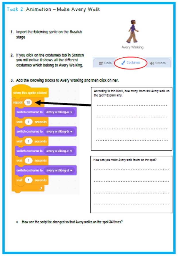 Image of Scratch 3.0 Coding Programming - Class Work Book: Lifetime Updates