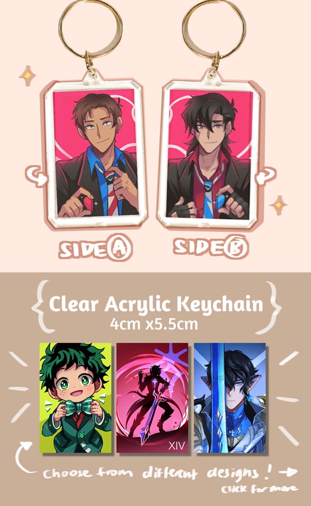 Image of Acrylic Keychain (various fandoms, click for more♥)