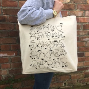 Image of ' Coffee Cups ' Canvas Tote Bag