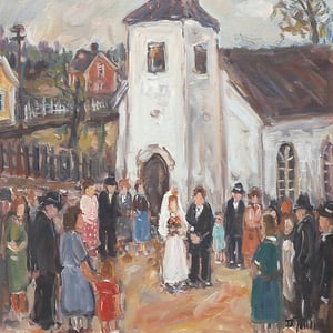 Image of Mid-Century 'Wedding Bells' Bror Jönsson (b.1931)