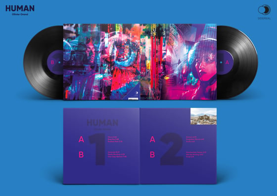 Image of Olivier Orand ‘Human’ 2LP black vinyl 