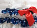 Image of ROCK BOTTOM BLOWOUT SALE 4th of July Satin and Lace Petti Romper Set - Size 12-24m 