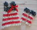 Image of ROCK BOTTOM BLOWOUT SALE Stars and Stripes Petti Dress with Leg Warmers - Sizes 2t and 3t 