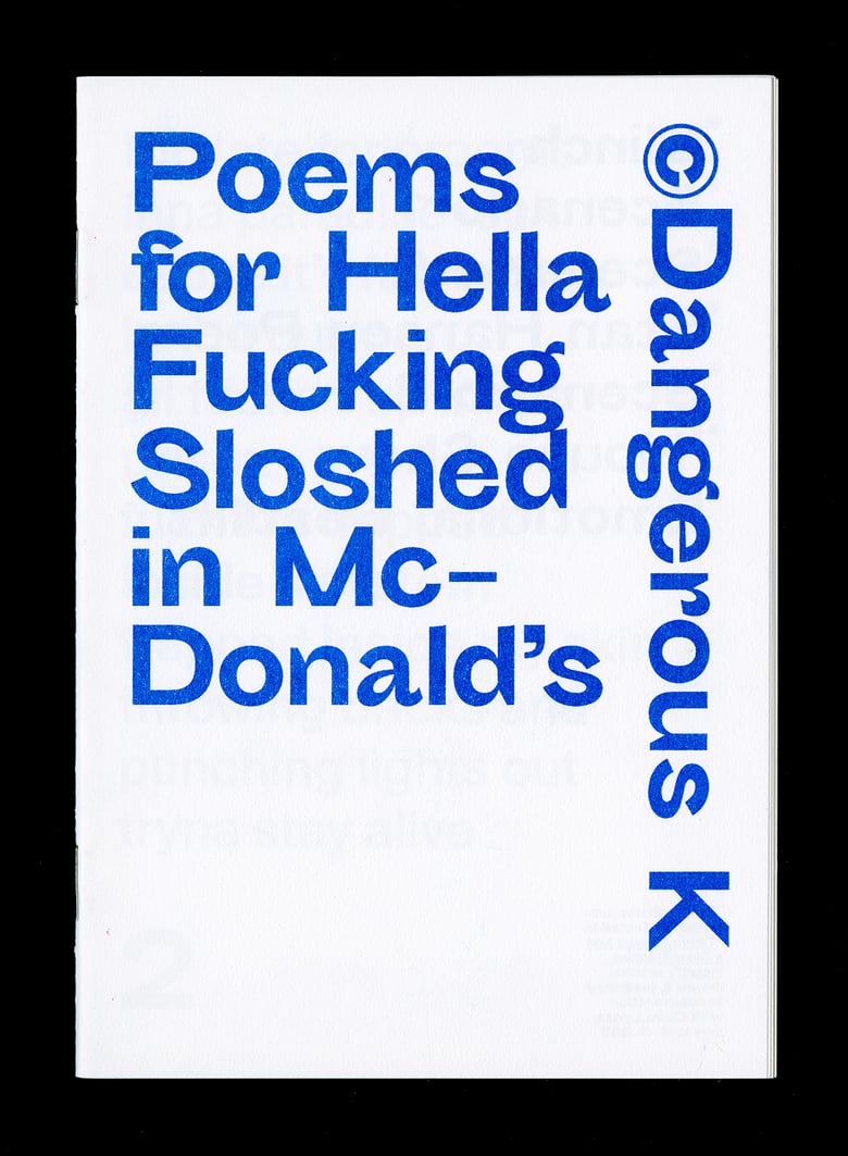 Image of Poems for Hella Fucking Sloshed in McDonald's