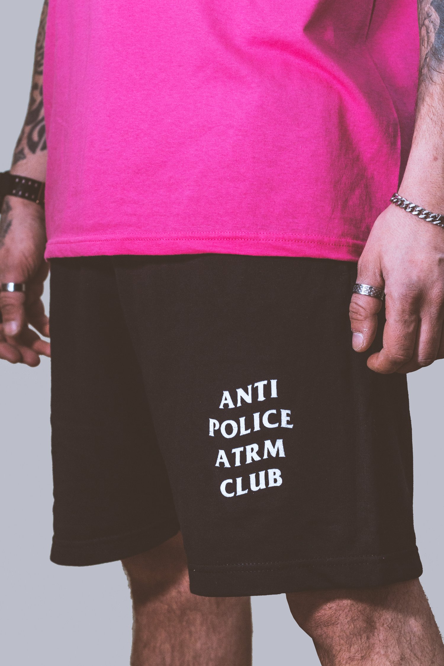 Image of SHORT ANTI POLICE ATRM CLUB BLACK