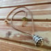 Image of Hawaiian Hebrew cone shell necklace with locking seaglass clasp