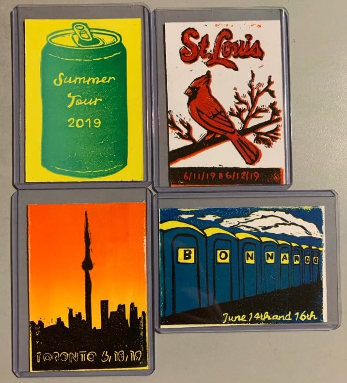 Image of “Individual cards” 2019 summer tour trading cards