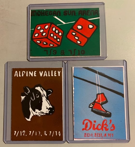 Image of “Individual cards” 2019 summer tour trading cards