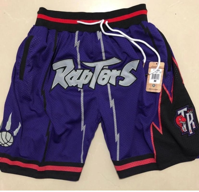 raptors purple shorts