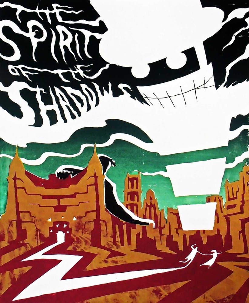 Image of The Spirit of The Shadows handmade screen print