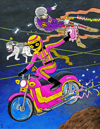 Pink Lemonade original full color art