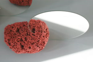 Image of CORAL.LESS vanity mirror RED