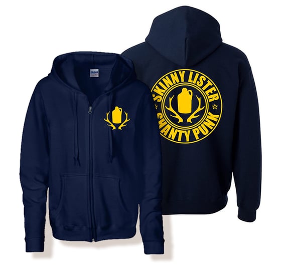 Image of NAVY Shanty Punk Hoodie