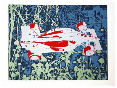 Image of Limited Edition Silkscreen Print – Ferrari F1 (Special Edition)