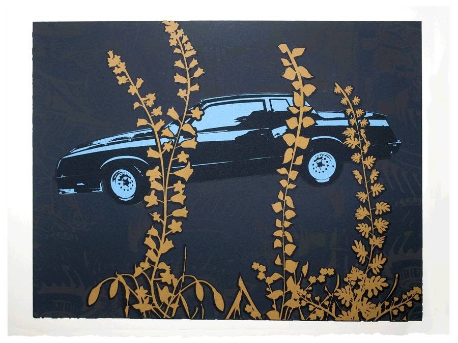Image of Limited Edition Silkscreen Print – Monte Carlo (Special Midnight Edition)