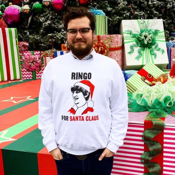 Image of Ringo For Santa Claus sweatshirt