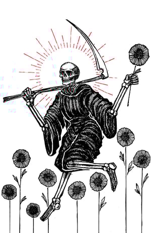 Image of "9 of Wands” 13"x19" Print