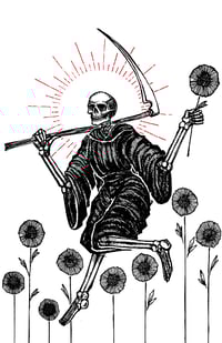 "9 of Wands" 8.5"x11" Fine Art Print