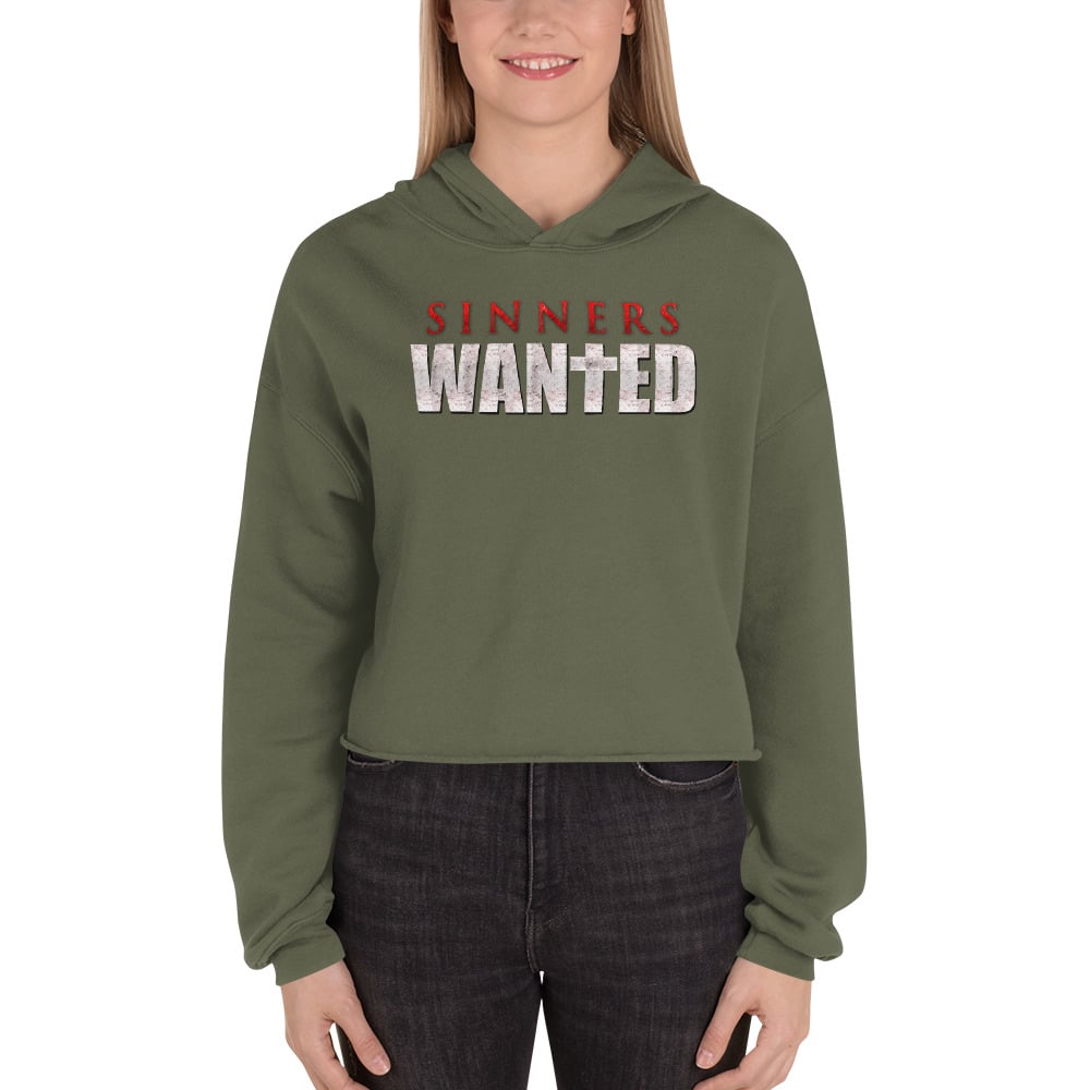 Sinners Wanted Crop Top Hoodie Sinners Wanted Shop