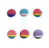 1.25" LGBTQ+ As Fuck pin back buttons