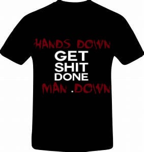 Image of Hands down Man down T-shirt