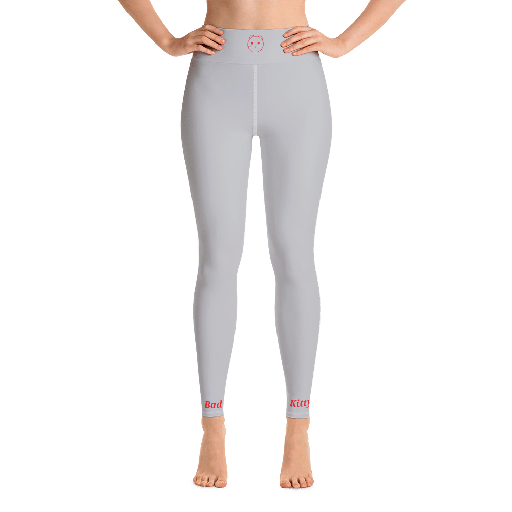 Image of Yoga leggings bad kitty grey