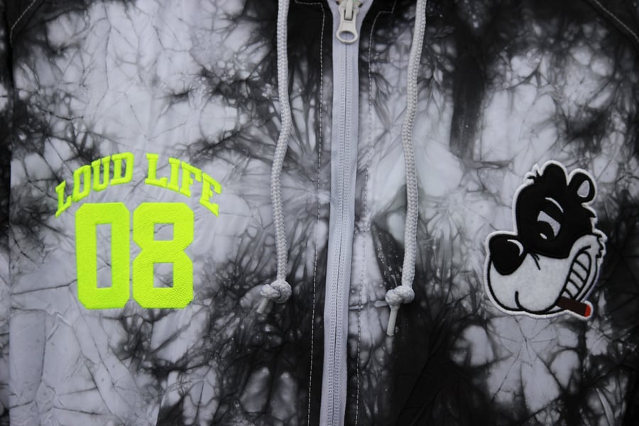 Image of Tie Dye nylon 420 jacket