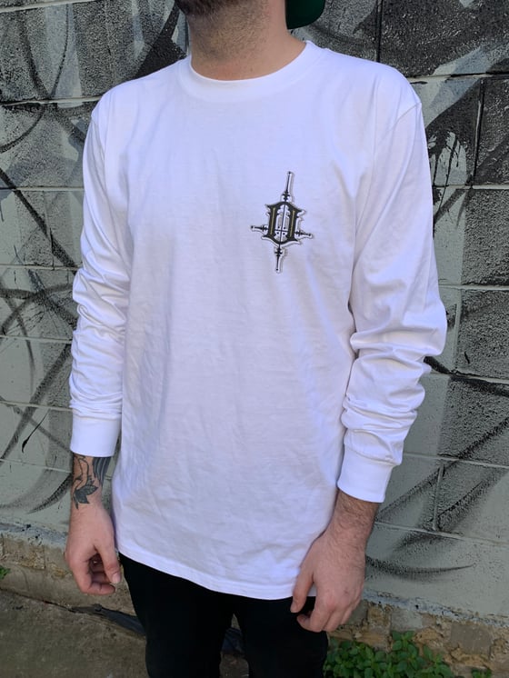 Image of White Long Sleeve Tee