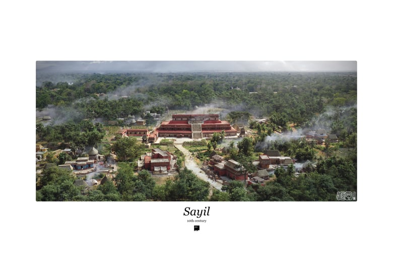 Image of The city of Sayil / 10th Century / Color