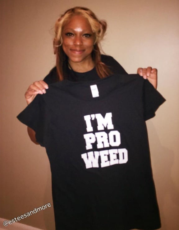 Image of The “I’m Pro Weed” Tee 