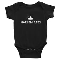 HARLEM BABY BODYSUIT BLACK