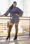 Grey Sassy sweater set