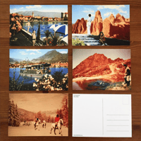 Set of 5 postcards