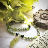 Image 1 of Healing your heart/Green Calcite/Connamara/Green Matte Jade/Green Sandstone