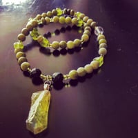 Image 2 of Healing your heart/Green Calcite/Connamara/Green Matte Jade/Green Sandstone