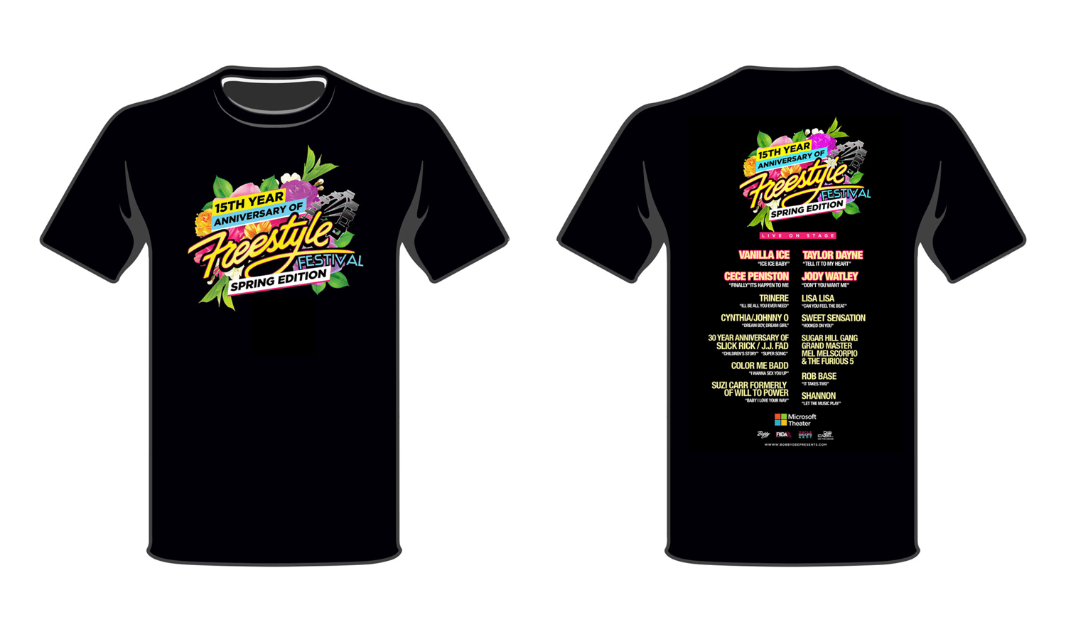 Image of Concert T-Shirt- Freestyle 15th Anniversary Spring Edition