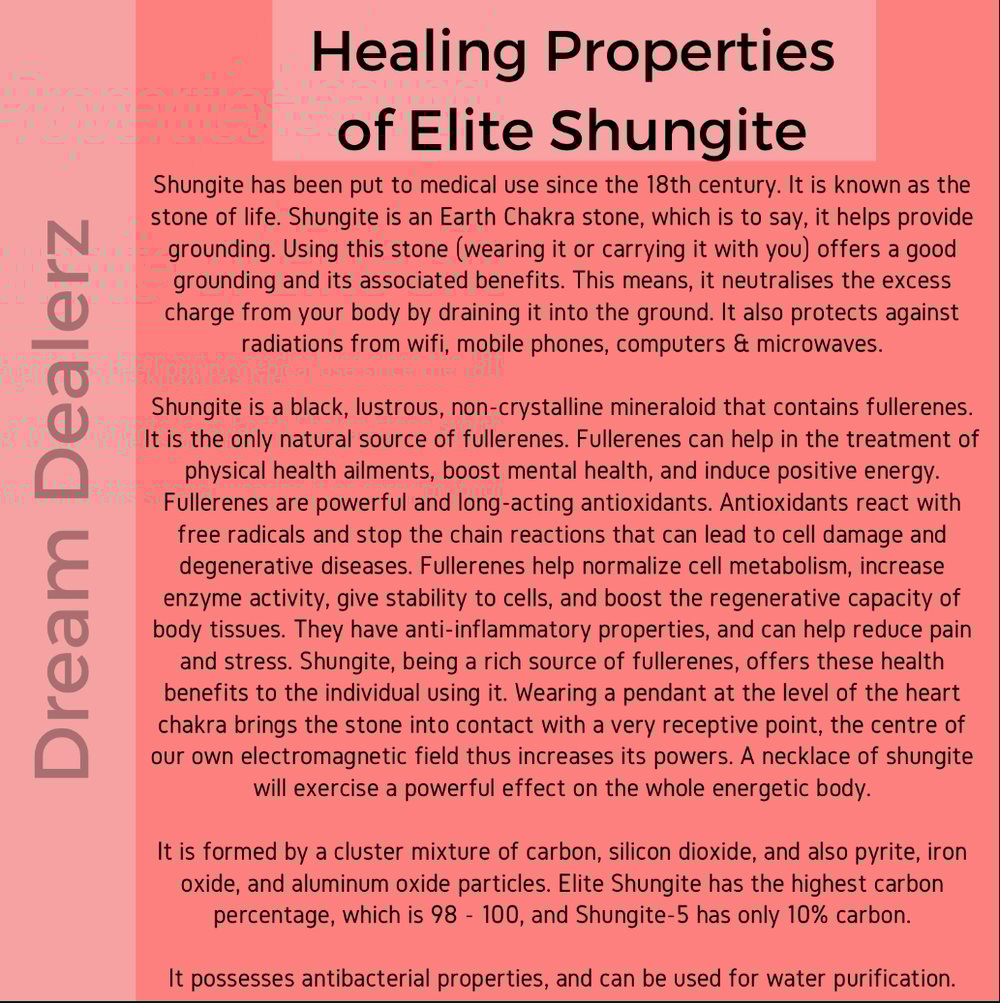 Elite Shungite Pendant