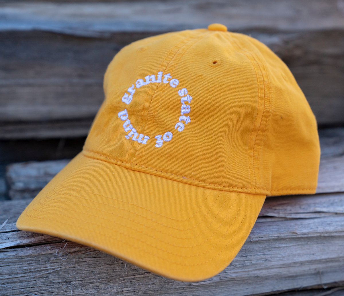 Granite State of Mind Dad Hat - Gold | New Hampshire Apparel