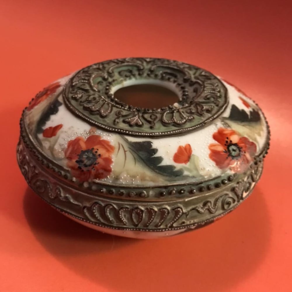 Image of Vintage Porcelain Hair Net Bowl 